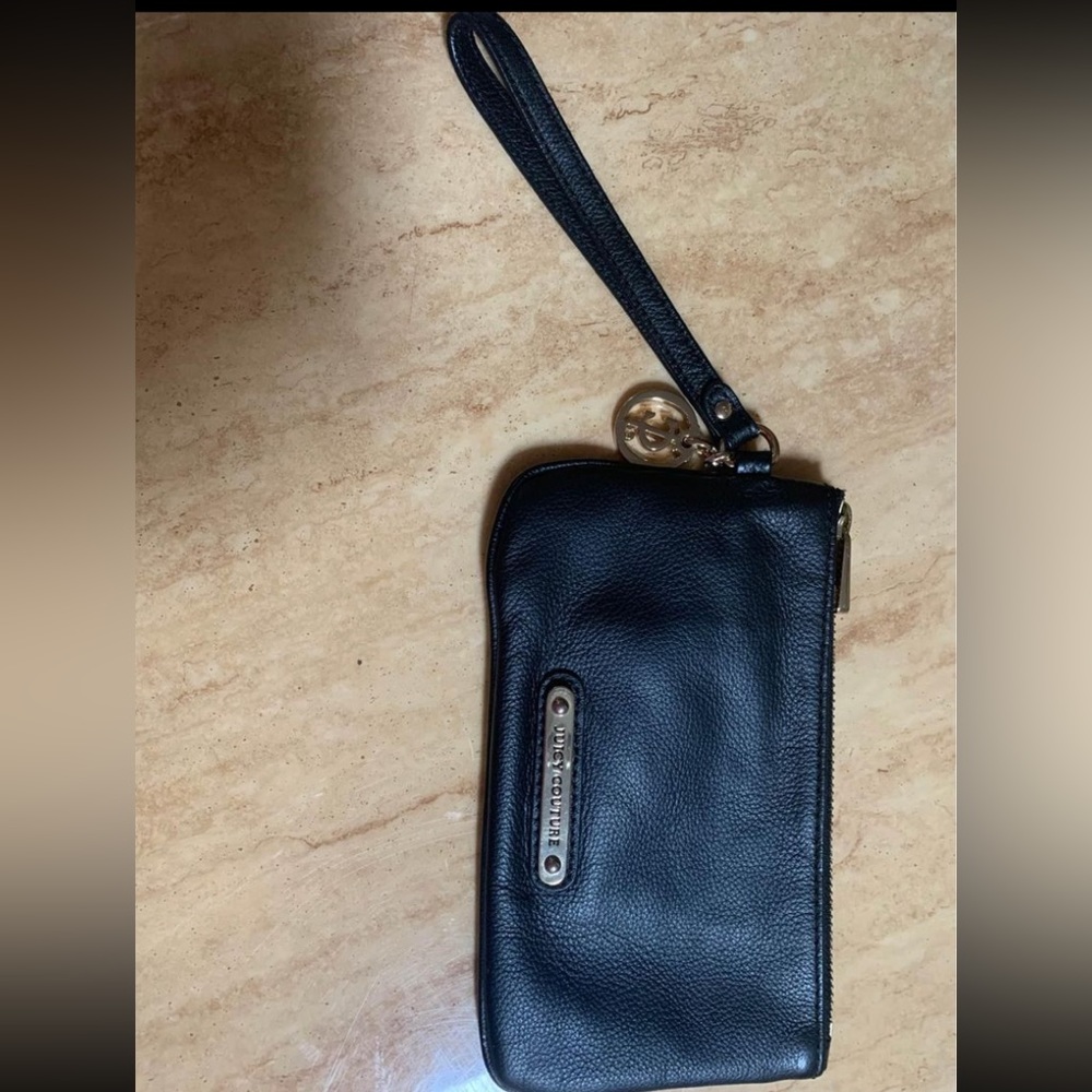 Beautiful black Juicy Couture clutch